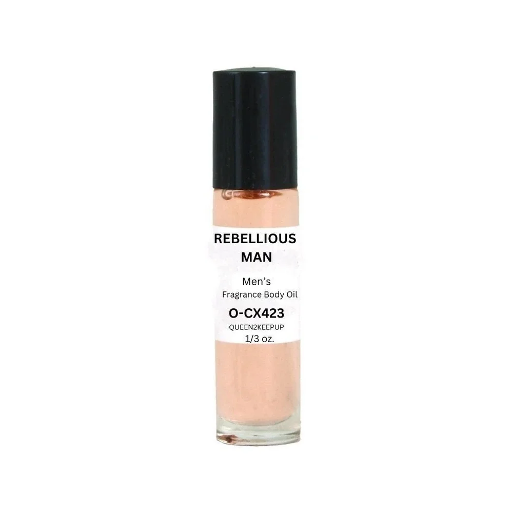 Rebellious Man (Men) Body Oil 10 ml Fragrance All Natural 1/3 oz Roll-On Scent